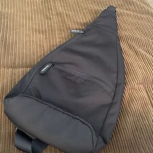 Vera Bradley sling backpack black canvas